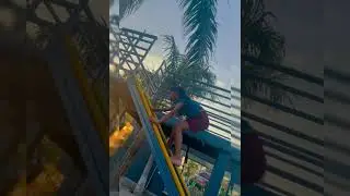 Swing ride for kids | Fun | Slide | Trampoline | KK |