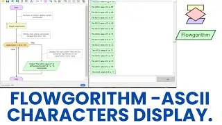 Flowgorithm - ASCII Characters Display.