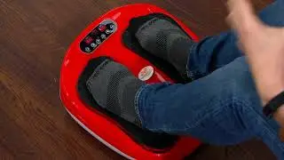Power Legs Vibrating Foot Massager Platform w/ Acupressure on QVC