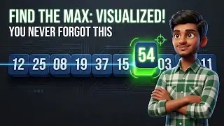 Find maximum element in an array visualized in python