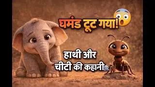 Elephant and Ant 🐘🐜 | A Funny Moral Lesson | Mini Kids #story #storytime