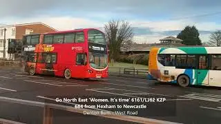 Go North East 'Women. It's time' 6161/LJ62 KZP | 684 Hexham to Newcastle | Denton Burn - West Road