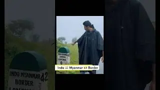 Indo-Myanmar border at Longwa village Nagaland #indiamyanmar #india #myanmar #border