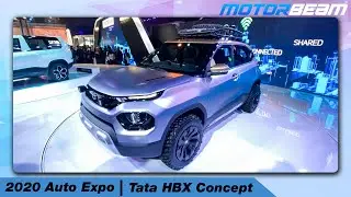 Tata HBX Concept - Upcoming Hornbill Walkaround At 2020 Auto Expo | MotorBeam