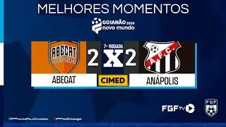 MELHORES MOMENTOS ABECAT X ANÁPOLIS | 7 RODADA GOIANÃO 2026