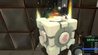Portal inbounds speedrun p&aring; 17:46 (No Audio only because Biiwix Want video)