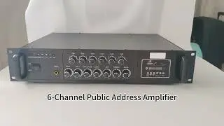 150W-800W 6 Channels Public Address Power Amplifier