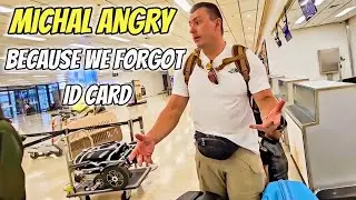 Pinagpawisan talaga si Michal ng maraming singot sa aming sitwasyon dito sa Airport Lapu-Lapu Cebu