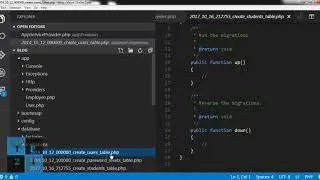 Laravel 5.4 Basic Tutorial [9]: Database - Migrations