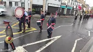 Staffordstown Acc. & Rasharkin Pipe Band (No.1) @ Randalstown RBL Centenary Parade ~ 22/06/25 (4K)
