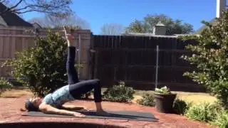One Legged Bridge Pose