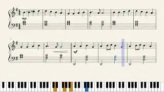 Ode to Joy - Beethoven (Easy variation) [Piano Sheet Music]