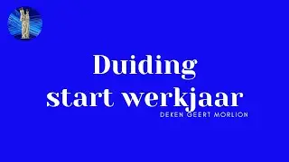 Duiding startviering werkjaar