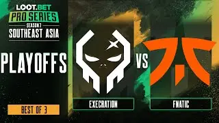 Execration vs Fnatic Game 1 - Pro Series 7 SEA: Semifinals w/ Ares & Black^