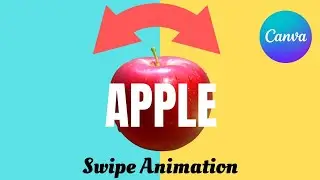 How to Create Swipe Animation in Canva | Easy Tutorial