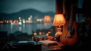 Cozy Coffee Shop Ambience ☕ Relaxing Jazz Music & Smooth Guitar for Study