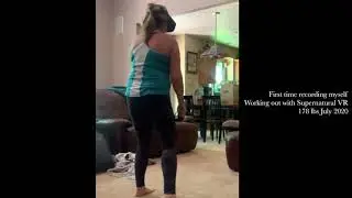 Supernatural workout one year apart = mind body transformation