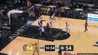 Luka Sammanic Busted Play 3 pointer Austin Spurs Santa Cruz Warriors G League