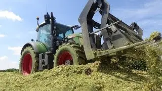 On the Pit - Buckraking with NEW Fendt 720 - Wholecrop silage - Silage 2018