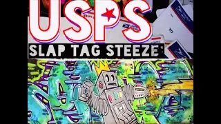 USPS Graffiti Slap Tag Stickers #11: 