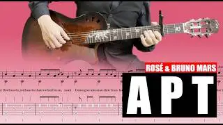 APT. (ROS&Eacute; & Bruno Mars) - Fingerstyle Guitar Cover | TAB