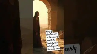 Mery of Magdala found an empty tomb #Jesus # tomb #trending #fyp