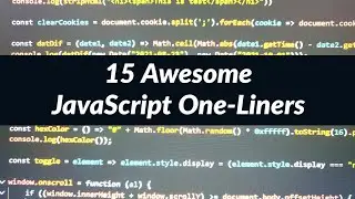 15 Awesome JavaScript One-Liners !