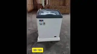 GEA Freezer Pintu Kaca - Sliding Curve Glass Freezer SD-165