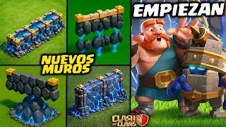 🧱 Nuevos MUROS TH18 (concept) + Juegos de Clan + Mejora Torre Multiusos ⚙️