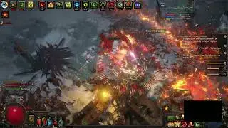 Path of Exile 1 2025 - Volcanic Fissure of Snaking - Yellow Map