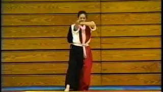 Casey Marks Nash Bo Staff at 1996 Empire State Nationals Karate Tournament