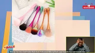 3256806030788207 Rose Gold Powder Blush Brush Professional Make Up Brush Large Cosmetic