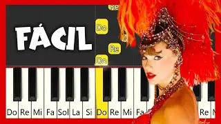 Taylor Swift - The Fate of Ophelia - TUTORIAL DE PIANO FÁCIL