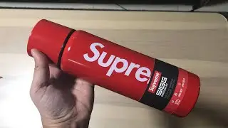 SUPREME x SIGG, Vacuum Insulated Bottle 0.75L FW20 : UNBOXING REVIEW 4K