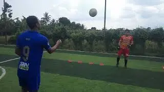 Latihan goalkeeper footwork & tangkapan U-13