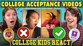 College Kids React To College Kids Reacting To College Reveal Videos Compilation