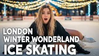 London Winter Wonderland Ice Skating Experience | Winter Date Vlog 