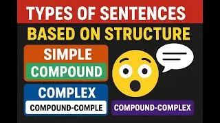 |Types of Sentences Based on Structure | Simple, Compound, Complex & Compound-Complex