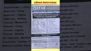 client interview.  shell shutdown qatar  #youtubeshorts