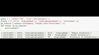 Python NoSQL with MongoDB