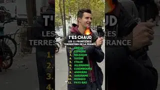 Les 11 fronti&egrave;res terrestres de la France 🇫🇷 Tu les avais toutes #france #monsieurquiz #geographie