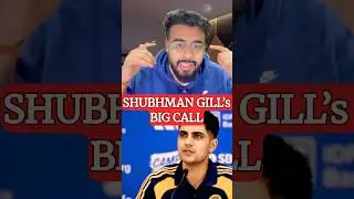 Why SHUBHMAN GILL wants a 15-Day Early Camp? 🤯 #shubmangill #bcci