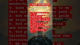 CHRISTIAN AFFIRMATIONS 🙏 🙌 #gospelmusic#jesus #prayer #shortsfeed#shorts #worshipmusic #affirmations