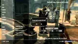 Skyrim: как получить лучшую лёгкую броню в Skyrim! Броня из драконьей чешуи