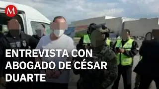 Entrevista con Héctor Villasana, abogado de César Duarte; defensa alista apelación