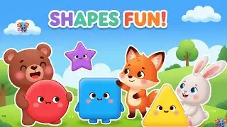 Learn Shapes for Kids | Circle, Triangle, Star | Fun Preschool Song by Hello TinyTunes