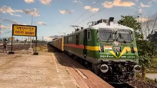 Brand new WAG-9 | NEWLY MODIFIED Goods (NMG) wagons smoothly skipping India railway