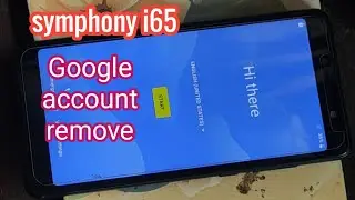 how to symphony i65 frp bypass without computer