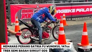 Seru !! Perang  Fu Wungkul  147cc Trex Setegah Basah 🏆Bupati Klaten Sirkuit GDS