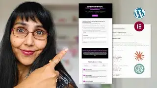 How I Built a Sales Page for WordPress with AI  in 2 Hours (Full Demo - No Coding)